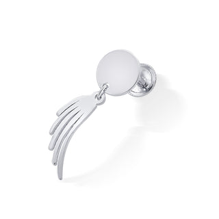 Nipura 925 Sterling Silver Wing Laser-cut Earrings