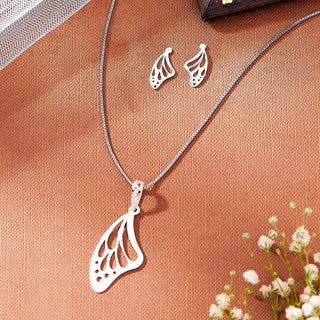 Nipura 925 Sterling Silver Butterfly Laser-cut Stud Earrings