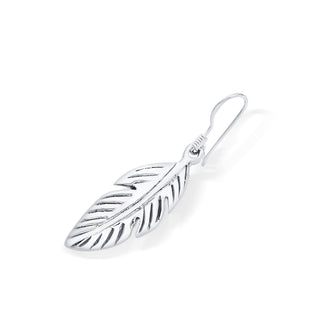 Nipura 925 Sterling Silver Leaf Drop Earrings
