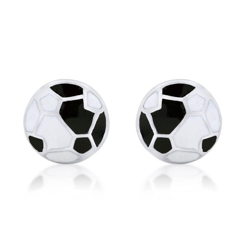 Nipura 925 Sterling Silver Kick-Off Twinkle Stud Earrings for Kids