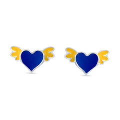 Skyheart 925 Sterling Silver Kids Earrings