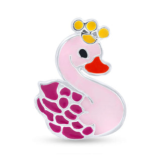 Nipura 925 Princess Swan Sterling Silver Kids' Earring