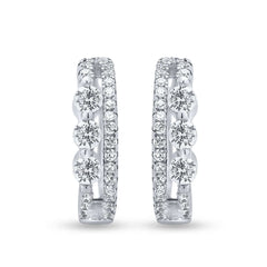 Swiss 925 Sterling Silver Hoop Earrings
