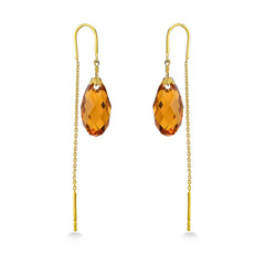 Austrian Crystal 925 Sterling Silver Sui Dhaga Earrings