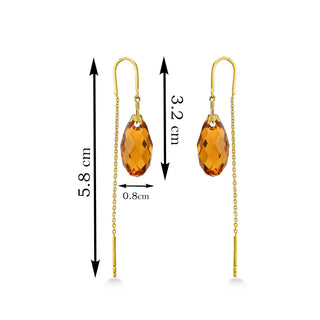 Nipura 925 Sterling Silver Austrian Crystal Sui Dhaga Earrings