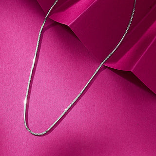 Nipura 925 Sterling Silver Twisted Snake Chain