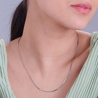 Nipura 925 Sterling Silver Twisted Snake Chain