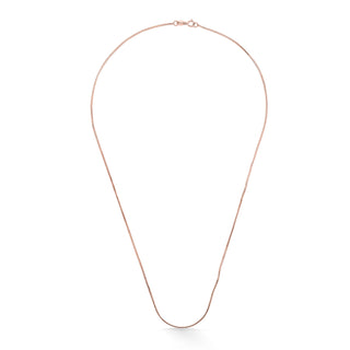 Nipura 925 Sterling Silver Snake Chain - Rosegold
