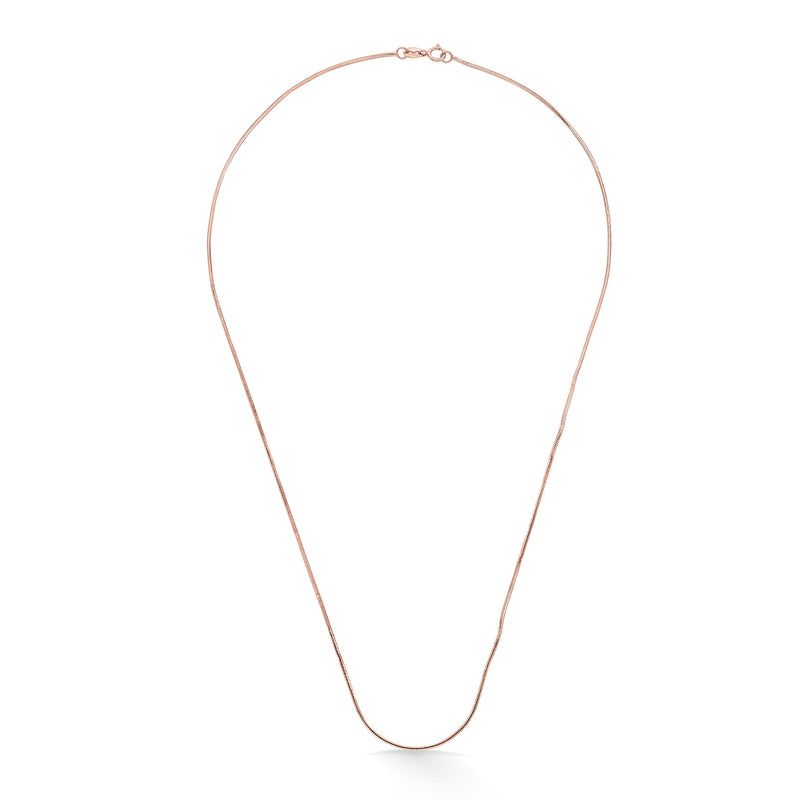 Nipura 925 Sterling Silver Snake Chain - Rosegold