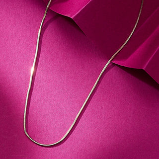 Nipura 925 Sterling Silver Snake Chain - Rosegold