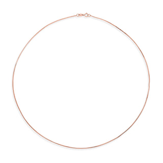 Nipura 925 Sterling Silver Snake Chain - Rosegold