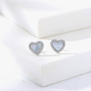 Nipura Sterling Silver Heart of Pearl Pendant-set(without chain)