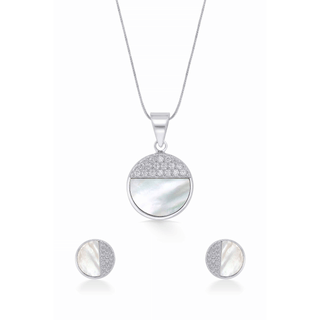 Nipura Sterling Silver Over the Moon Pendant-set(without chain)