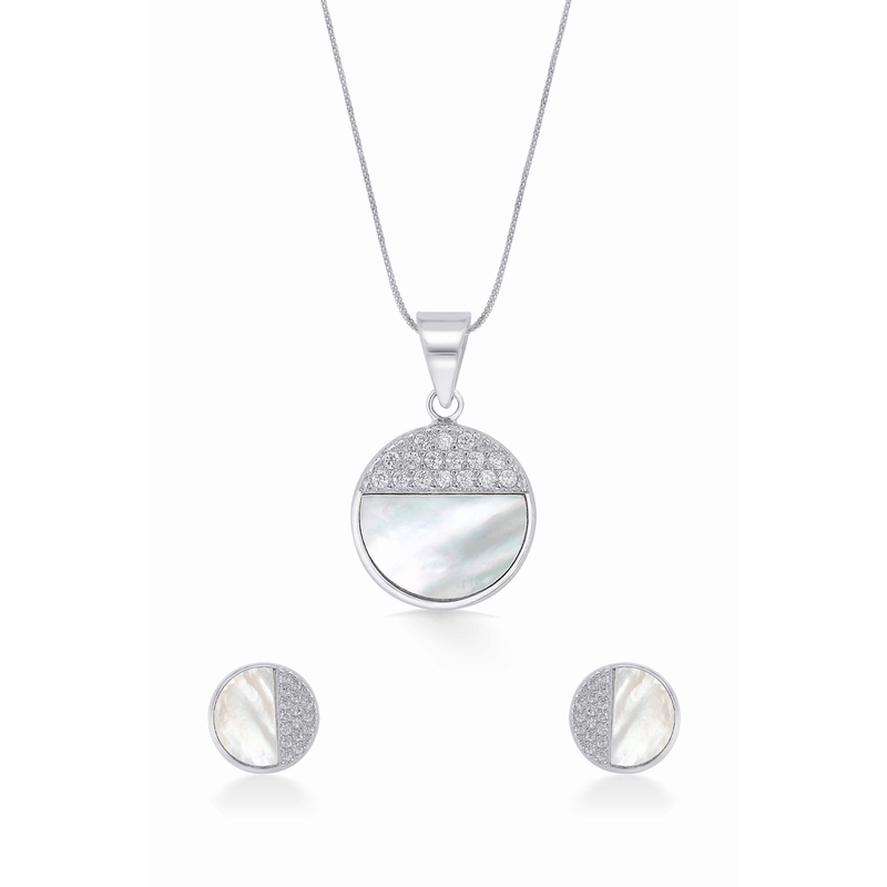 Nipura Sterling Silver Over the Moon Pendant-set(without chain)