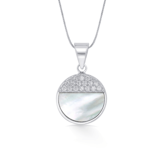 Nipura Sterling Silver Over the Moon Pendant-set(without chain)
