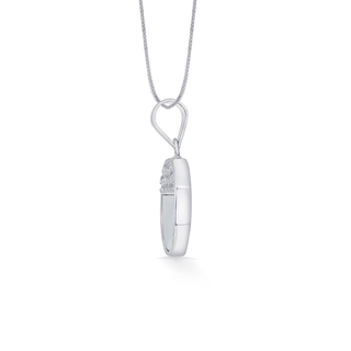 Nipura Sterling Silver Over the Moon Pendant-set(without chain)