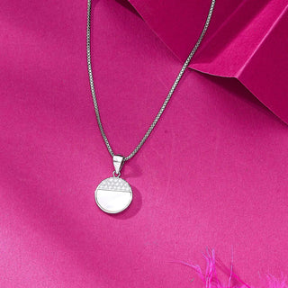 Nipura Sterling Silver Over the Moon Pendant-set(without chain)