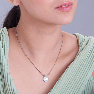 Nipura Sterling Silver Over the Moon Pendant-set(without chain)