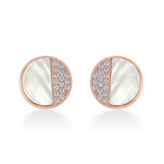 Nipura Rosegold Sterling Silver Over the Moon Pendant-set(without chain)
