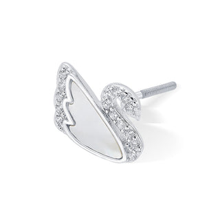 Nipura Sterling Silver Dance of Swan Pendant-set(without chain)