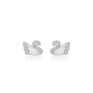 Nipura Sterling Silver Dance of Swan Pendant-set(without chain)