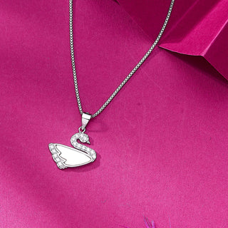 Nipura Sterling Silver Dance of Swan Pendant-set(without chain)
