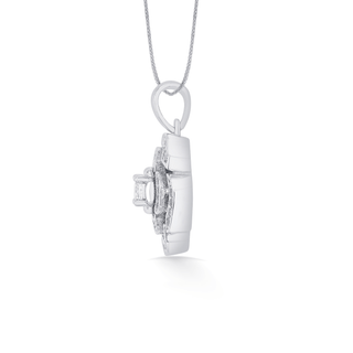 Nipura Sterling Silver Rose Pendant-set(without chain)