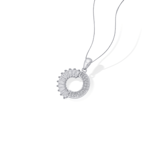 Nipura Sterling Silver Through the Shadow Pendant Set(without chain)