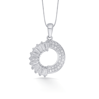 Nipura Sterling Silver Through the Shadow Pendant Set(without chain)