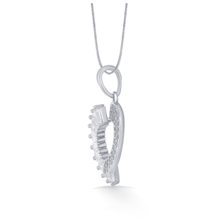 Nipura Sterling Silver Through the Shadow Pendant Set(without chain)