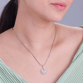 Grace of Peacock 925 Sterling Silver Pendant Set