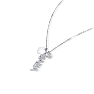 Nipura Sterling Silver Love MaMa Necklace(with chain)