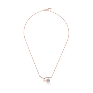 Nipura Rosegold Sterling Silver Sun and Moon Necklace