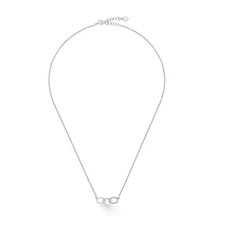 Nipura Sterling Silver Bound with Sparkle Necklace