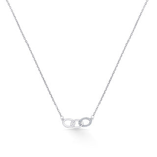 Nipura Sterling Silver Bound with Sparkle Necklace