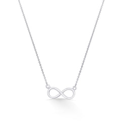 Nipura 925 Sterling Silver Infinity Necklace