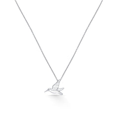 Nipura 925 Sterling Silver Hummingbird Necklace(with chain)