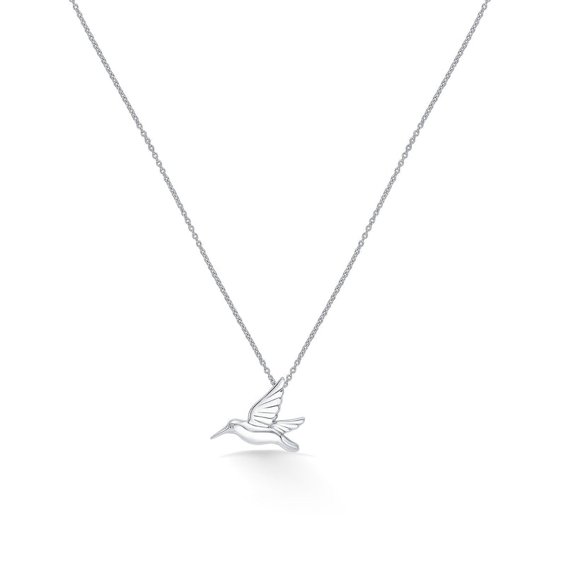 Nipura 925 Sterling Silver Hummingbird Necklace(with chain)