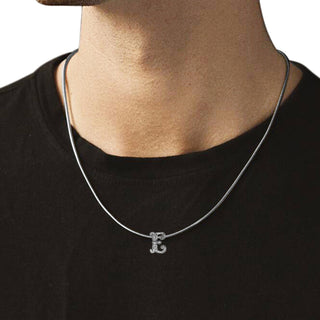 Nipura 925 Sterling Silver Initial-E Pendant without Chain