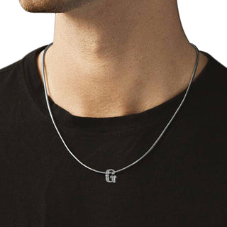 Nipura 925 Sterling Silver Initial-G Pendant without Chain