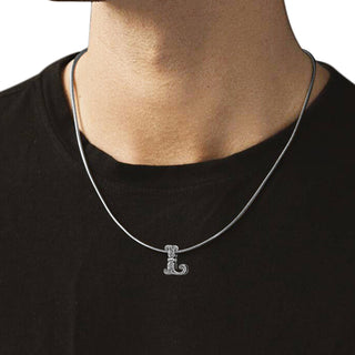 Nipura 925 Sterling Silver Initial-L Pendant without Chain