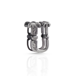 Nipura 925 Sterling Silver Initial-U Pendant without  Chain