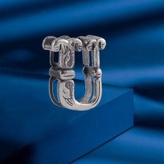 Nipura 925 Sterling Silver Initial-U Pendant without  Chain