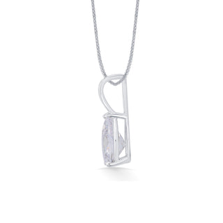 Nipura 925 Sterling Silver Pear Zircon Classic Pendant(without chain)