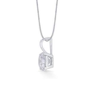 Nipura 925 Sterling Silver Zircon Solitaire Classic Pendant(without chain)