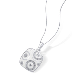 Nipura 925 Sterling Silver Enamel Pearly Pendant(without chain)