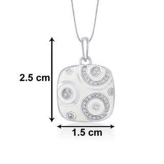 Nipura 925 Sterling Silver Enamel Pearly Pendant(without chain)
