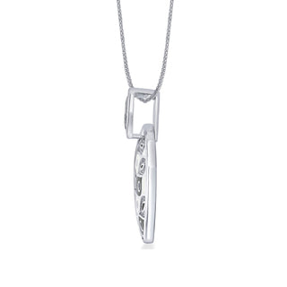 Nipura 925 Sterling Silver Black Untamed Enamel Pendant(with chain)