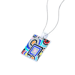 Infinity Puzzle 925 Sterling Silver Enamel Pendant(without chain)