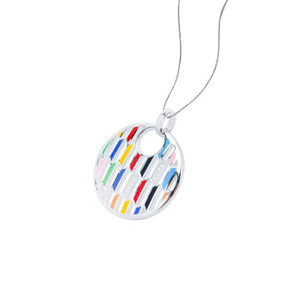 Nipura 925 Sterling Silver Palette of Style Enamel Pendant(without chain)